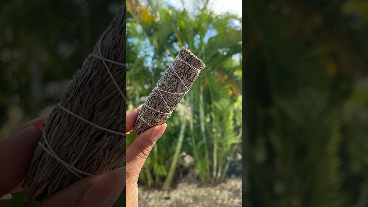 Sacred Smoke cleansing with rosemary